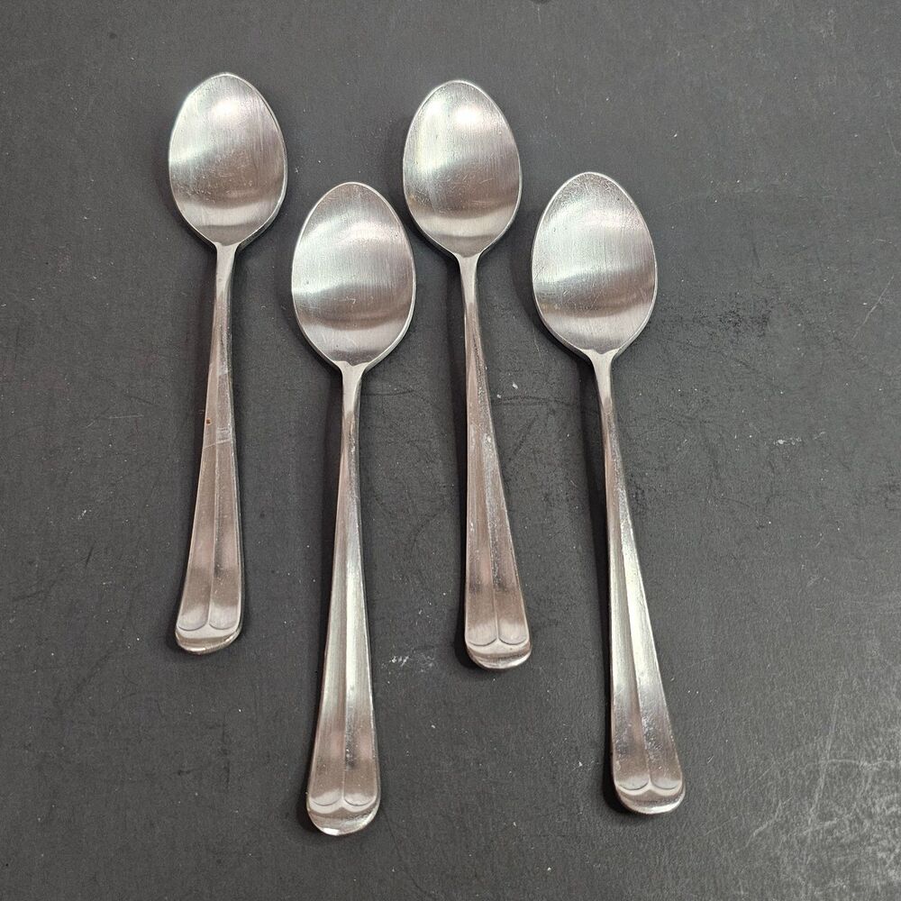 Supreme Cutlery Towle Liberty Bell Stainless Teaspoons Set of 4 6 1/4" Japan